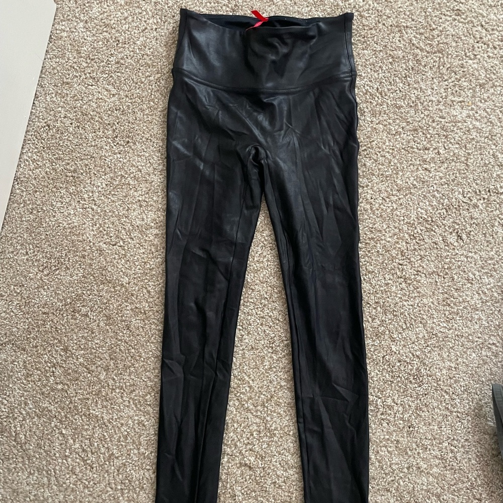 Spanx Leather Leggings